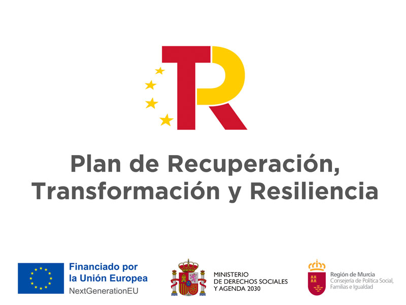 Logo Plan de Recuperación Transformación y Resilencia (PRTR) - SS
