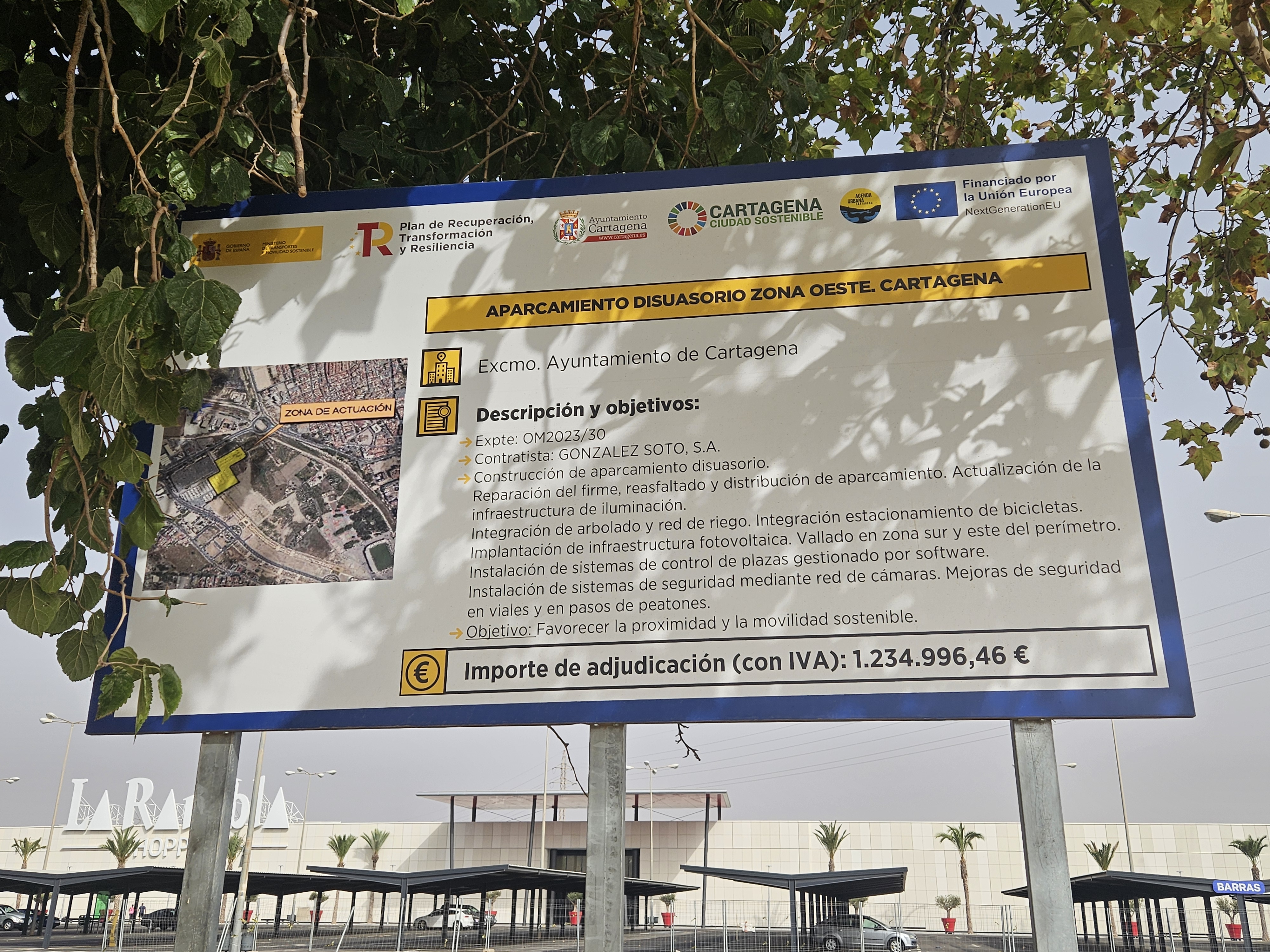 aparcamiento disuasorio zona oeste