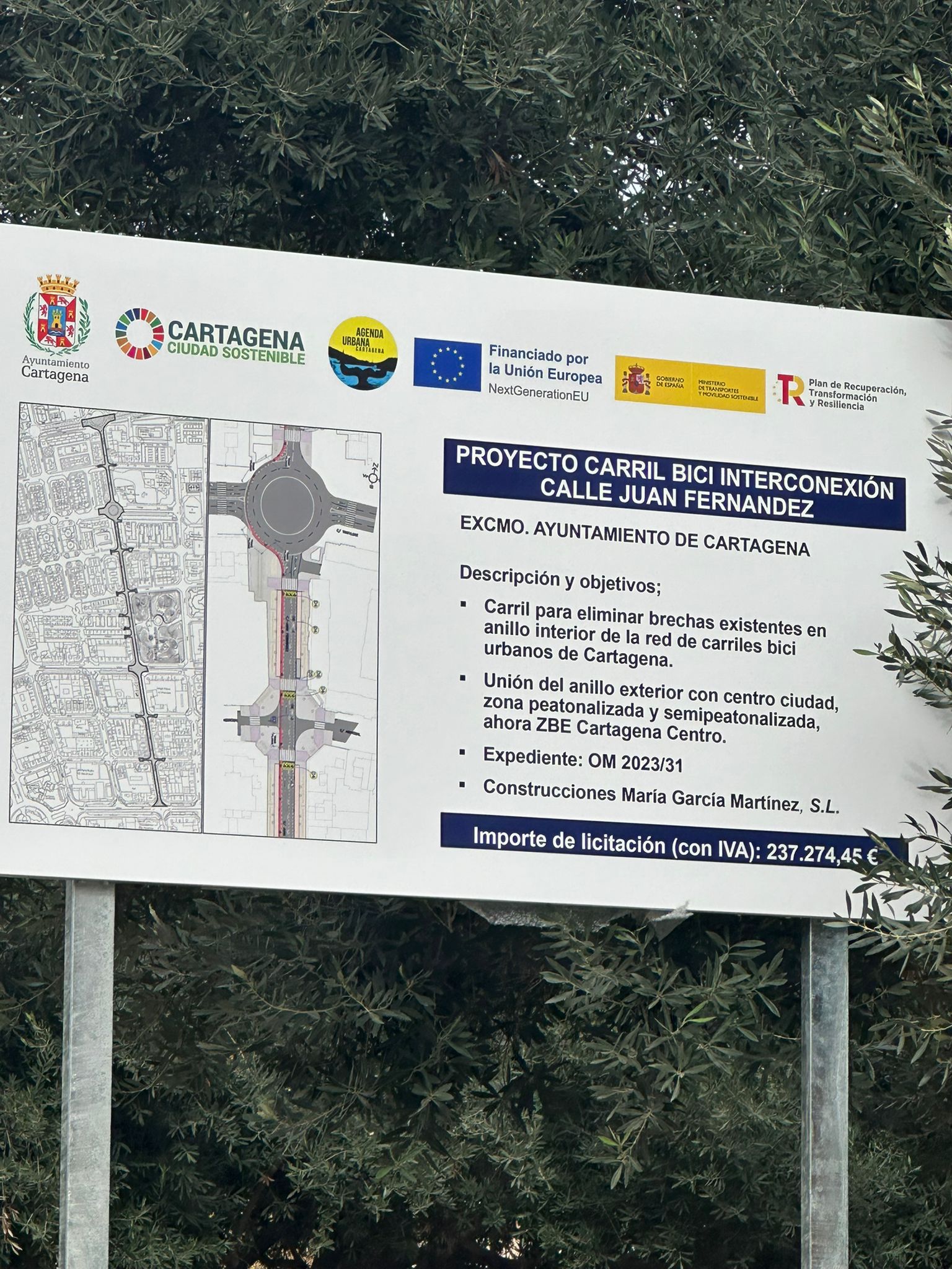 CARRIL BICI JUAN FERNANDEZ