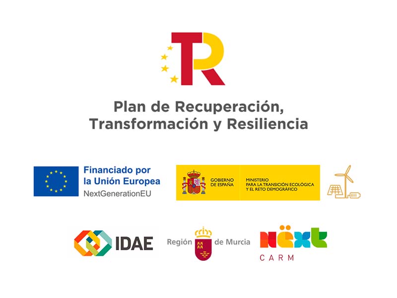 Logo Plan de Recuperaci�n Transformaci�n y Resilencia (PRTR) - IDAE